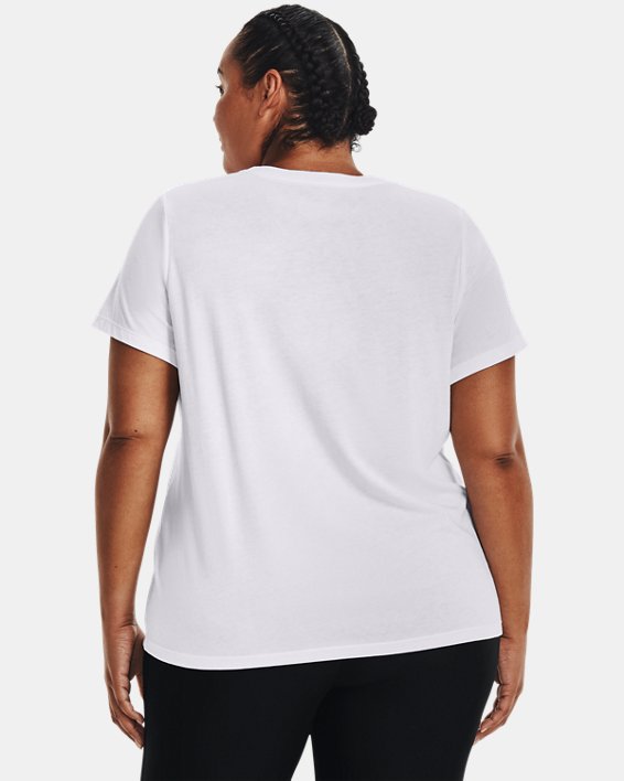 Women's UA Sportstyle Graphic Short Sleeve in White image number 1